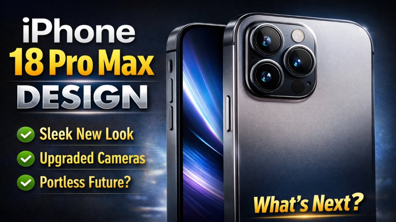 iPhone 18 Pro Max Design